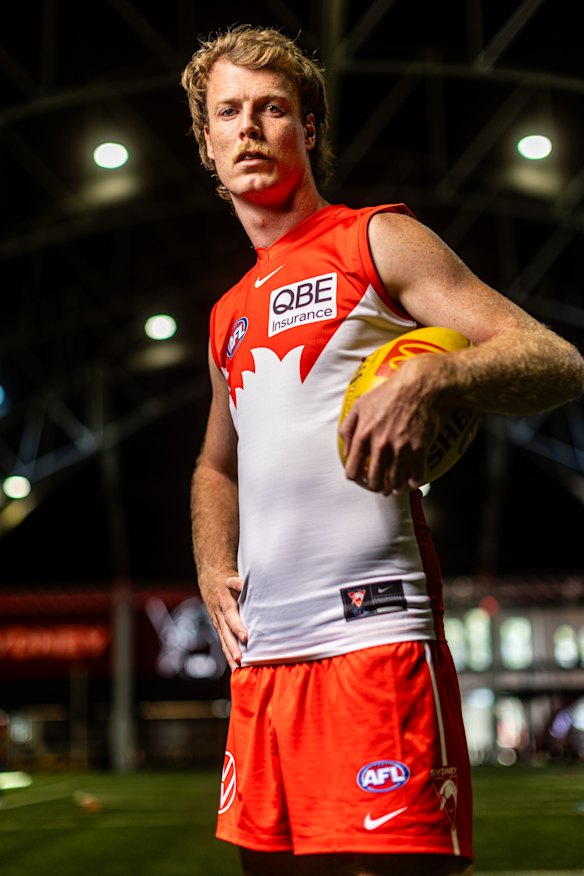 Nick Blakey played 173 games in eight seasons for the Swans.
