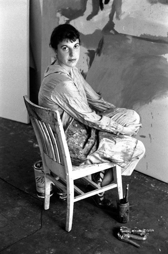 When artist Helen Frankenthaler  (pictured 1960) met Robert Motherwell she found her equal, but  sacrificed her own needs for his artistic creation. 