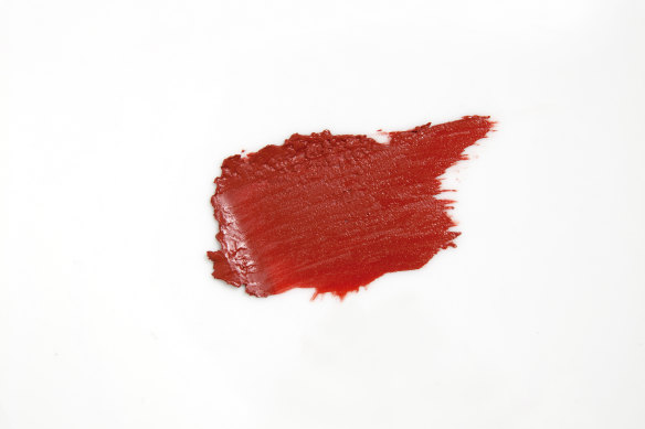 Karen Murrell Natural Lipstick in Fiery Ruby, $21.