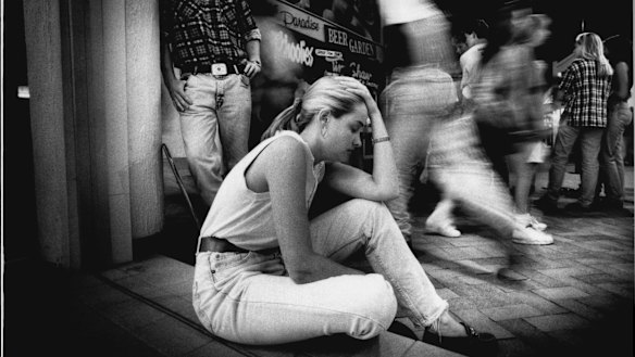 Looking back at Schoolies Week at Surfers Paradise in 1982.