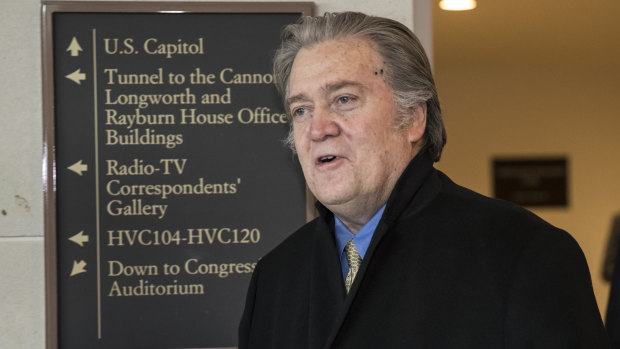 Cambridge has been largely funded by Robert Mercer, the wealthy Republican donor, and Stephen Bannon, pictured.