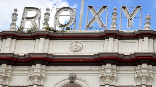 The ornate Spanish-style Roxy Theatre building is slated for restoration and development. 