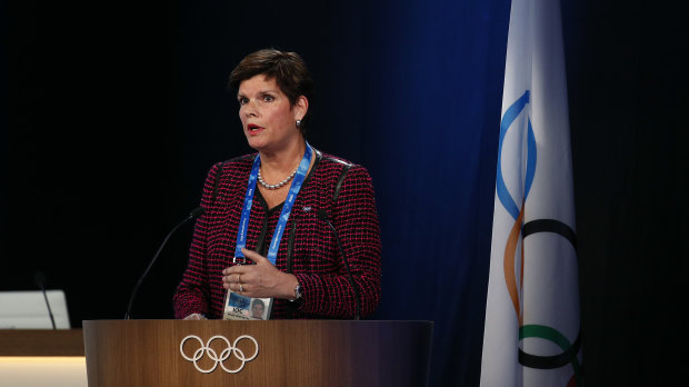 Laughable claims: IOC executive board member Nicole Hoevertsz.