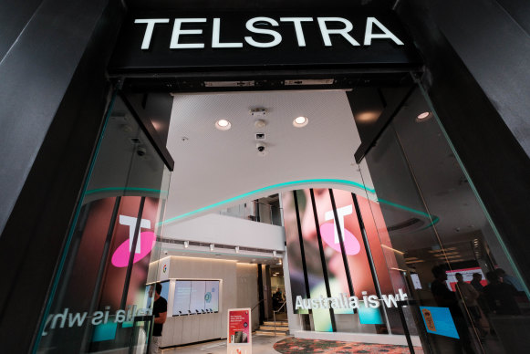 Telstra said its results show positive overall growth despite a decline in its enterprise business.