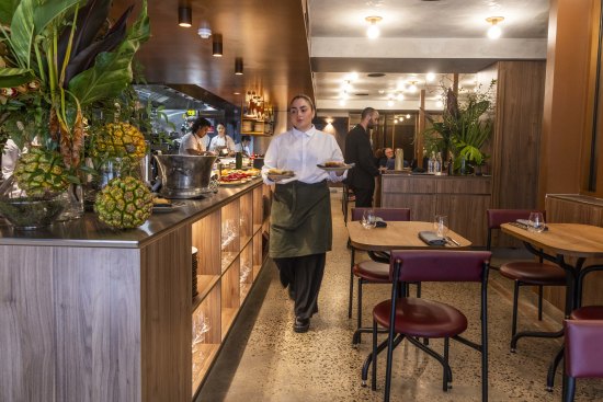 Service at Circl is casual but has fine-dining underpinnings.