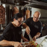 John and Olympia Plangetis, owners of the restaurant My Father’s Yeeros in Ramsgate, 