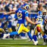 Los Angeles Rams punter Ethan Evans.