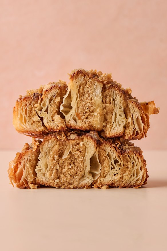 The Anzac biscuit croissant from Rollers. 