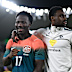 Nestory Irankunda of Australia and Yaya Dukuly.