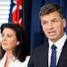Shadow treasurer Angus Taylor and Coalition finance spokeswoman Jane Hume.