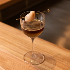 Geisha Sour coffee cocktail.