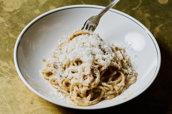 Give the $15 cacio e pepe at Marameo a go.