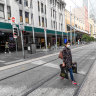 Retail and consumer discretionary sectors fell about 10 per cent on recession fears and after the government warned extreme isolation measures may last six months. 