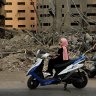 Manessa Ali, 10, in the aftermath of the October 5 Israeli strike on Dahiyeh, a southern suburb of Beirut.