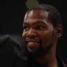 Kevin Durant and three teammates have tested positive for COVID-19.