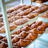 Bread Club’s window in Albert Park is full at the start of the day.