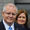 Prime Minister Scott Morrison and Liberal member for Corangamite Sarah Henderson.