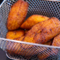 Fried plantain at African Calabash restaurant in Footscray.