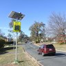 Thumbs down for some to smiley-faced speed detection signs in the ACT