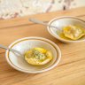 Don’s “pasta on a spoon” might be a duck raviolo with mandarin butter.