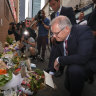 Morrison visits Bourke St, urges Muslim leaders to keep 'wolves' out