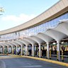 Terminal entrance of Jomo Kenyatta International Airport.