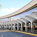 Terminal entrance of Jomo Kenyatta International Airport.
