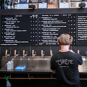 There are 14 beers on tap.