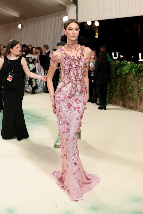 Karlie Kloss in Swarovski.