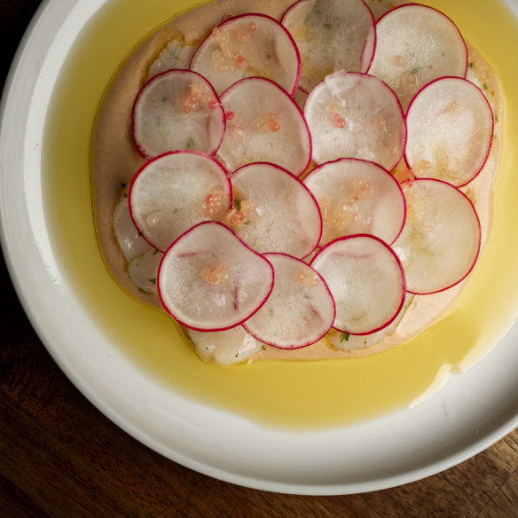 Bar Soul’s scallop crudo.