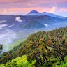 Brooding Mount Bromo is an active volcano in East Java.
