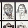 The portrait of Gina Rinehart next to Indigenous leader Eddie Mabo at the National Gallery.