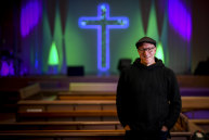 Scott Hawkins, co-ordinator of the Winter Shelter program, pictured at Heathmont Baptist Church. 