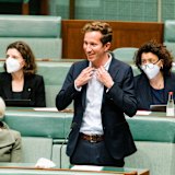 Greens member for Griffith Max Chandler-Mather was criticised for not wearing a tie in question time.