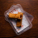 A side of spring rolls from Holy Duck!