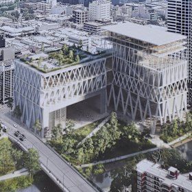 Artist's impression of the new  Powerhouse museum in Parramatta.