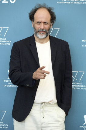 "I love desperate people and fragile people, because I want to hold them tight and console them": Director Luca Guadagnino.