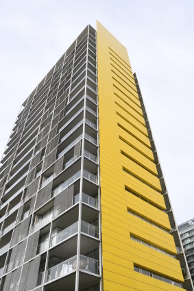 The Distillery in 2018 before the cladding removal began.