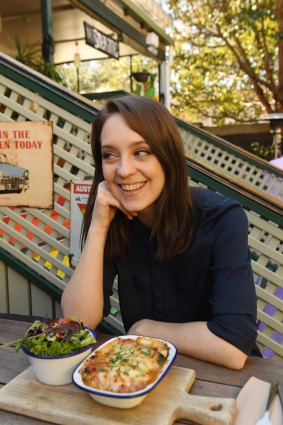 Sally Rugg at Newtown's Courthouse Hotel.