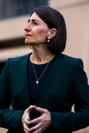 Gladys Berejiklian has an approval rating of 63 per cent after her handling of the pandemic.