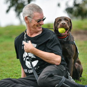 Ron Fenton and Yogi.