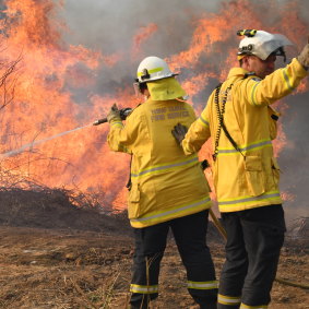 Firefighters continue to fight blazes in the state's north. 