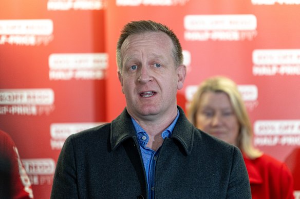 Consumer Affairs Minister Paul Edbrooke.
