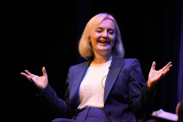 Liz Truss, who holds the record for the shortest term as British PM: 49 days.