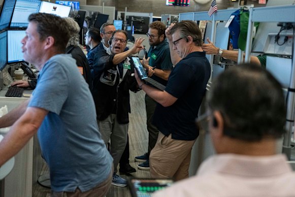 Wall Street climbed as oil prices and bond yields steadied.