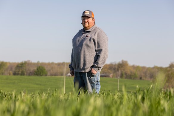 Caleb Ragland runs Magnolia Grain and Stock in Magnolia, Kentucky. He produces soybeans, mostly for export to China.