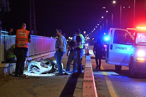 The Israeli military said it identified and intercepted missiles launched from Iran.