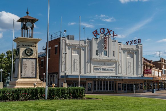 The art deco Roxy in Leeton.