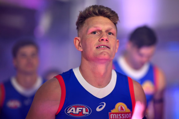 Adam Treloar has suffered a serious calf injury.