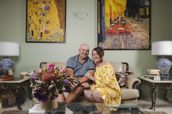 Mark and Tania, who hold bitcoin in their self-managed super fund which, they say, will set them up for retirement.
